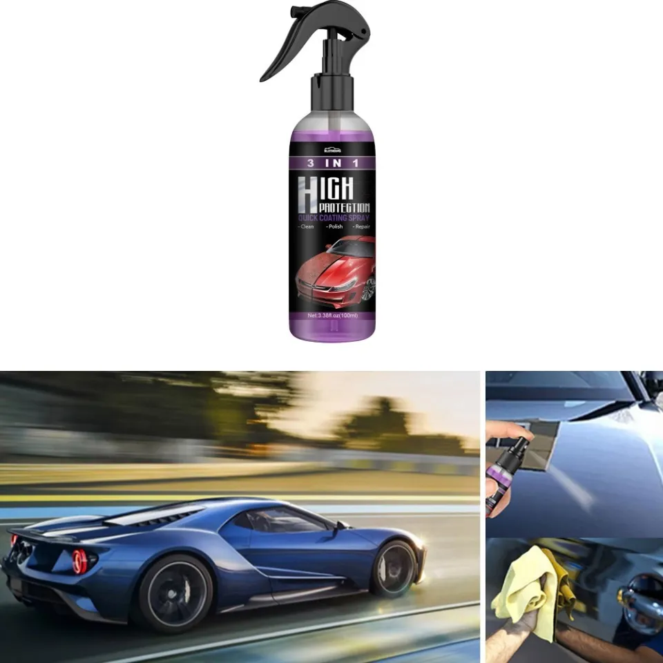 3-in-1 High Protection Quick Car Coat Ceramic Coating Spray