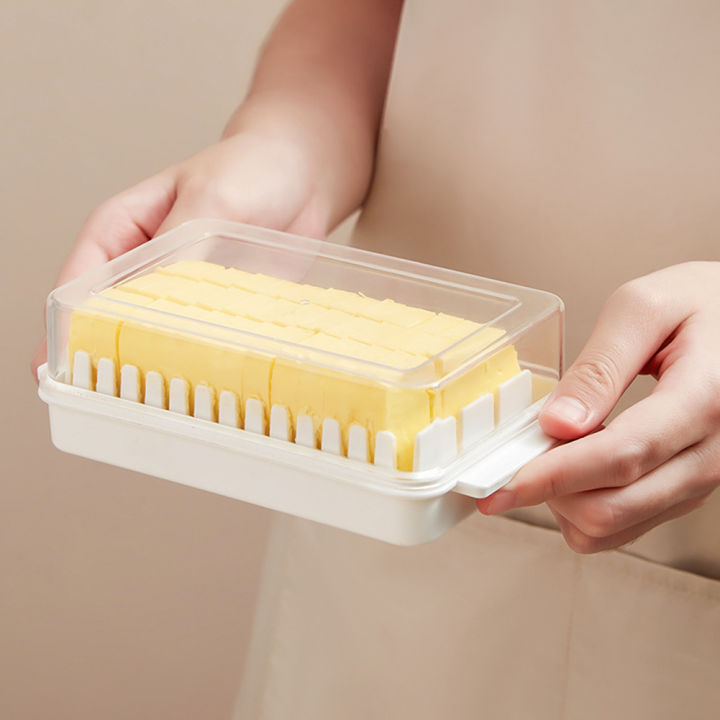 butter-cheese-cutter-storage-box-with-lid-household-kitchen-baking-food-butter-slicer-tray-refrigerator-fresh-keeper-container