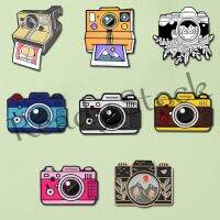 【hot sale】 ☬ B36 Exquisite Color Camera Enamel Lapel Brooches Badge Outdoors Retro Art Pins Jewelry Accessories Gifts