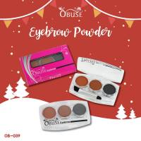 คิ้วฝุ่น Obuse Eyebrow OB-039 *ของแท้* ตกแต่งคิ้วไล่ระดับ 3 โทนสี