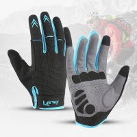 Summer road bike riding gloves full finger shock absorption summer professional mountain bike spinning men and women cushioning