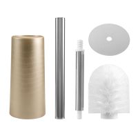 Stainless Steel Toilet Brush and Holder - Toilet Bowl Cleaner Brush Set for Bathroom Toilet