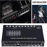 7 Band รถ Equalizer มัลติฟังก์ชั่นเครื่องเสียงรถยนต์ EQ Tuning Crossover Amplifier Parametric Equalizer เครื่องเสียงรถยนต์ Equalizer