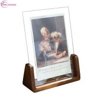 Photo frame Black walnut creative photo frame set table photo transparent frame modern simple acrylic U shape