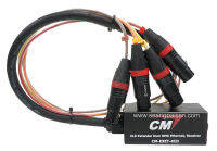 อุปกรณ์แปลงสายสัญญาณแบบรับส่งสัญญาณ DMX บนสายสัญญาณ Cat5/Cat5e แบบ 4 แชนเนล สินค้ามีพร้อมส่ง