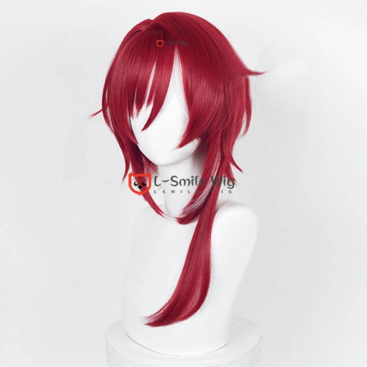 anime-es-ensemble-stars-sakasaki-natsume-dark-red-short-cosplay-wigs-heat-resistant-synthetic-hair-anime-party-wig-wig-cap