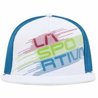 TRUCKER HAT STRIPE EVO WHITE/SPACE BLUE EURO : L