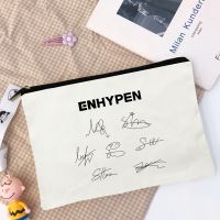 ❤ENHYPEN ❤ ENHYPEN KPOP Fashion Pencil Box Canvas Bag Stationery Pencil Case