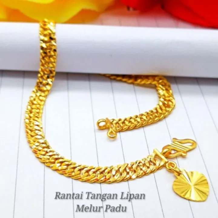 Rantai Tangan Lipan Melur Padu Original Lazada