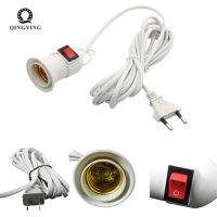 [Jkdddgl 689] Bases De Lámpara E27 De 5 Piezas Con Cable De Alimentación 4M A Adaptador De Soporte De Enchuropeo Convertido/apagado Para Lámpara De Ombilla