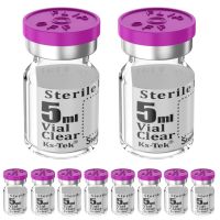 JYYP-Ks-Tek Sterile Empty Vials With Self Healing Injection Port With Flip Off Aluminum Cap Sterile Package