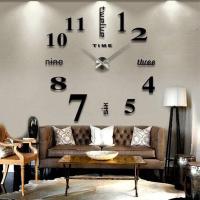 ZZOOI Function Acrylic Minimalist Wall Clock Modern Diy Wall Clock 3d Decorative Mirror Surface Sticker Home Office Decor Wall Clock