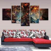 บทคัดย่อ Fantasy Magic Tree Forest Canvas Prints - HD Wall Art For Home Decor - No Frame-โปสเตอร์ที่สวยงามสำหรับห้องนั่งเล่นห้องนอนหรือสำนักงาน-ไอเดียของขวัญที่ไม่เหมือนใคร