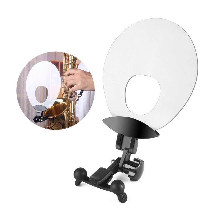 Plastic Saxophone Deflector Sound Deflector Shield With Mute & Reflect