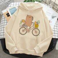 2023 NewCapybara H Oodies ผู้ชายกรันจ์เกาหลีชาย Hoody อะนิเมะ