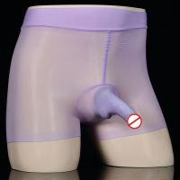 【hot】✔☬ Men See Through Sheath Open/Close Panties peni Sleeve Elephant Shorts