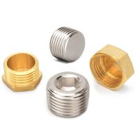 Copper 1/8 quot; 1/4 quot; 3/8 quot; 1/2 quot; 3/4 quot; Male Thread Brass Pipe Hex Head End Cap Plug Fitting Coupler Connector Adapter Copper 1/8 quot; 1/4 quot;