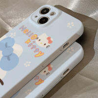 เคสมือถือ Apple 14 11kity cat 14pro เปลือกฟิล์ม xr couple xs