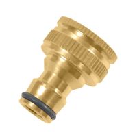 3/4 Female Garden Hose Brass Fittings Female 1/2 The Faucet Water Gun Adapter Copper 1pcs Water Gun Fittings Faucet Connector Watering Systems Garden