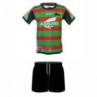 2021 SOUTH SYDNEY RABBITOH KIDS HOME RUGBY JERSEY 2021 KIDS HOME JERSEY size:16----26