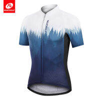 เสื้อปั่นจักรยานผู้ชาย Summer Sun Protection Breathable Shirt Cycling Short Sleeve Anti-Slip