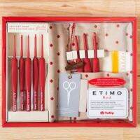 Tulip Etimo Red set ชุดเข็มโคร์เชต์ ญี่ปุ่นแท้ ??