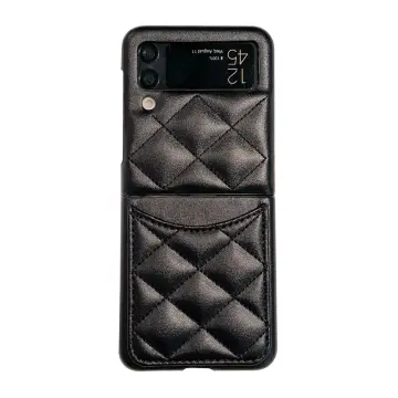 Rhomboid Pattern Case Compatible With Samsung Galaxy Z Flip 5, Pu