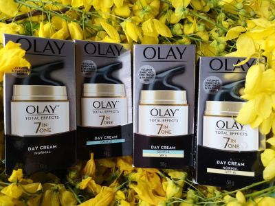 Olay Total Effects 7-in-1 Cream 50g โอเลย์ โททัล เอฟเฟ็คส์ 7อิน 1 ครีม 50 กรัม. (แพค1ชิ้น) มีหลายสูตร หมดอายุปี 2026