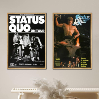 สถานะ Quo โปสเตอร์ภาพวาด24X36 Wall Art โปสเตอร์ผ้าใบตกแต่งห้อง Modern Family ตกแต่งห้องนอน Art Wall Decor ยอดนิยม Home Decor