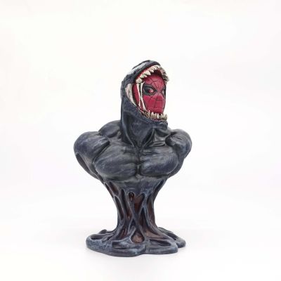 Yun Xiangshe Venom 2 Carnage ริเริ่มภาพยนตร์เครื่องประดับรูปปั้นครึ่งตัวหนอนแมงมุมชายชาวอเมริกัน