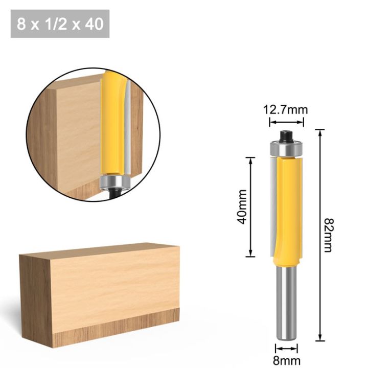 1pc-8mm-shank-flush-trim-router-bit-พร้อมแบริ่งคาร์ไบด์ด้านบนเครื่องตัดมิลลิ่งตรงเครื่องมืองานไม้ราคาถูก