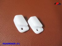 VOLKWAGEN "NEW" SUN VISOR BEIGE BRACKET RIGHT SIDE (RH) SET PAIR // กิ๊บล็อคที่บังแดด สีขาว ด้านขวา เซ็ทคู่ สินค้าคุณภาพดี