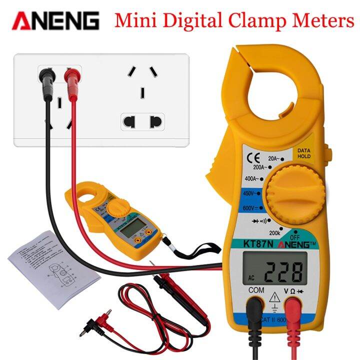ANENG KT87N Digital Clamp Meters AC/DC Voltage AC Current Amper Clamp
