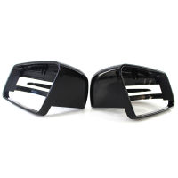 Rearview Mirror Covers For Mercedes-Benz W204 E W212 W176 W246 CLS C218 GLA X156 ABS Carbon Fiber Gloss Black