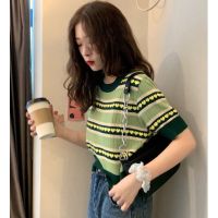 [Real Photo] Womens Korean Round Neck Short sleeve T-shirt Tight-fitting Bottoming Sweater All-match Short Top