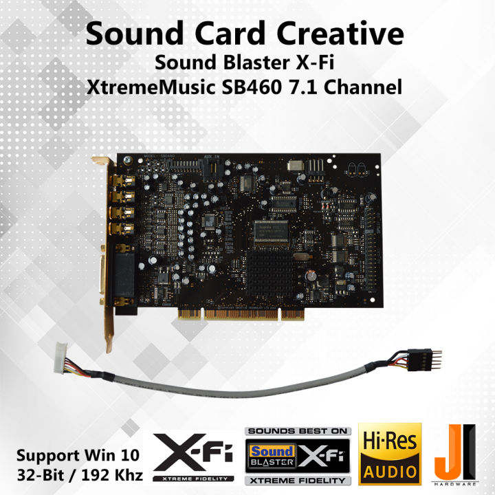 sound-card-creative-sound-blaster-x-fi-xtrememusic-sb0460-7-1-channel-pci-มือสอง