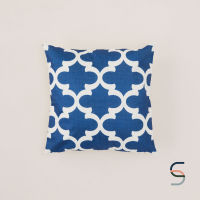 SARABARN Moroccan Cushion Cover | ปลอกหมอนอิง สไตล์โมร็อกโก สีน้ำเงิน