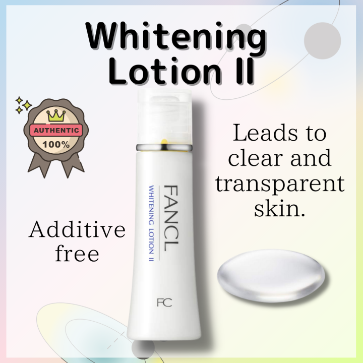 FANCL Whitening lotion 2 Basic lotion Blemish care Additivefree