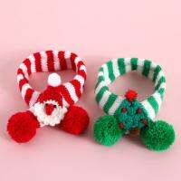 Christmas Pet Scarf Dog Winter Knitted Scarf Stripe Comfortable Christmas Costume For Cats Scarf For Cat Rabbit Puppy Doll popular