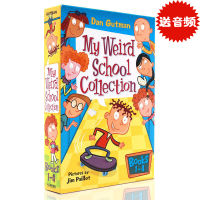 Audio crazy school season volume 1-4 boxed English original book my weird school collection primary Chapter Book American Primary School recommended reading Miss Daisy is crazy