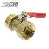 ▨ Brass small ball valve 1/8 quot; 1/4 39; 39; 3/8 39; 39; 1/2 39; 39; Female/Male Thread Brass Valve Connector Joint Copper Pipe Fitting Coupler Adapter