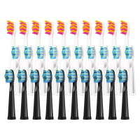 R 20 Pcs Replaceable Brush Heads Dupont Bristle Brush Refill For Seago/Fairywill Electric Toothbrush FW/SG 507/508/515/551/917/959