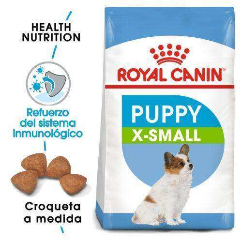 royal-canin-x-small-3-kg-adult-puppy-โรยัล-คานิน-อาหารสุนัข-เม็ดเล็ก-ลูกสุนัข-พันธุ์จิ๋ว-สุนัขโต-พันธุ์จิ๋ว-ผิวหนังและเส้นขน-ป้องกันท้องผูก