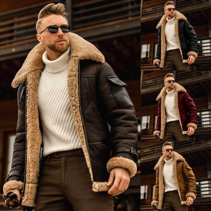 zzooi-mens-camel-stylish-flying-leather-jacket-men-mid-length-winter-fashion-vintage-leather-coats-overcoat-mens-fashion-clothing