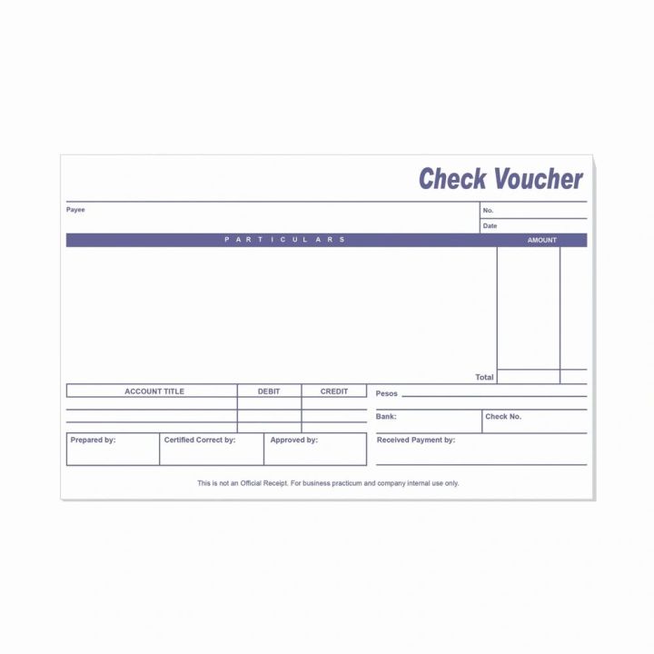 Business Forms Check Voucher | Lazada PH