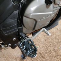 ที่พักเท้าที่รองเท้าที่พักเท้าสำหรับ Suzuki DL650 Vstrom DL 650 XT DL650XT V DL1000 V Strom 1000 V-STROM