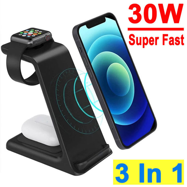 30w-3-in-1-wireless-charger-stand-สำหรับ-14-13-12-11-pro-max-8-x-pro-fast-charging-dock-station