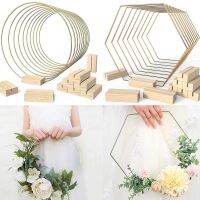 10PCS Ramadan Metal Ring Hoop Hanging Artificial Flower Wreath DIY Muslim Islam Holiday Metal Floral Hoop Centerpieces For Table