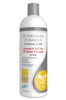 Veterinary Formula Clinic Care - Oatmeal &amp; Tea Tree Oil แชมพูสัตวแพทย์สำหรับผิวแห้งแพ้ง่าย (473 ml.)