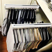 Extendable Hanger Wardrobe Drawer Pants Storage Rack Large Capacity Clothing Organizer Strong Load Bearing Coat Container